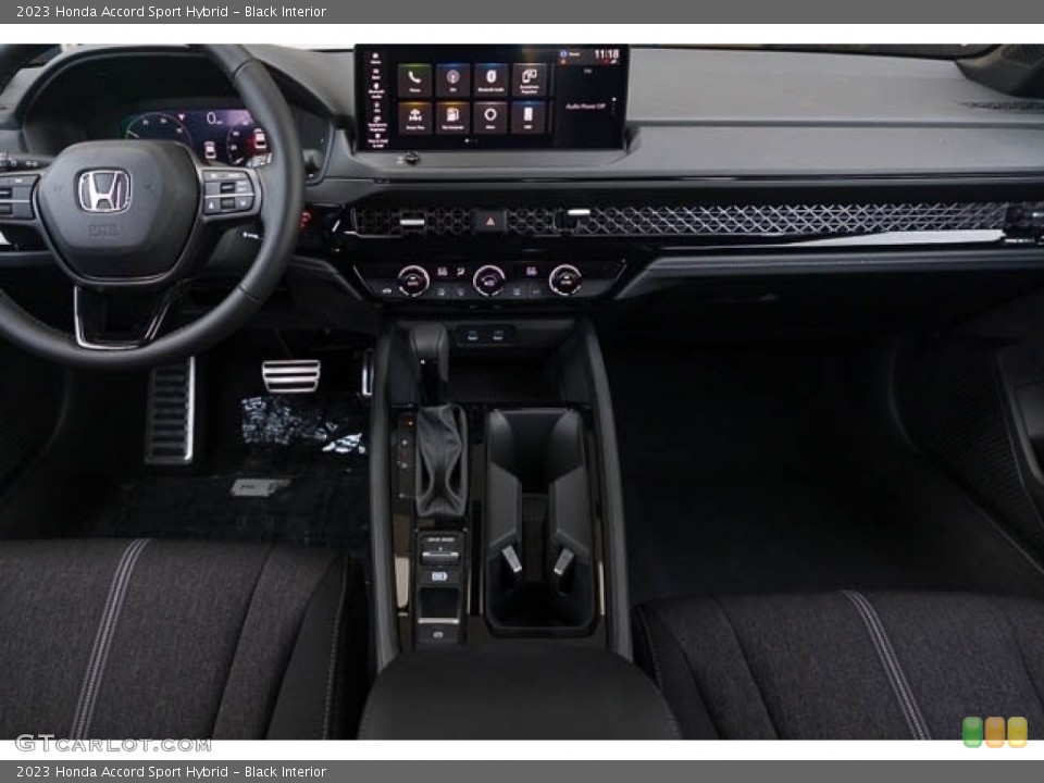 Black Interior Dashboard for the 2023 Honda Accord Sport Hybrid #145651072