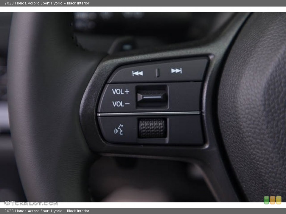 Black Interior Steering Wheel for the 2023 Honda Accord Sport Hybrid #145651105