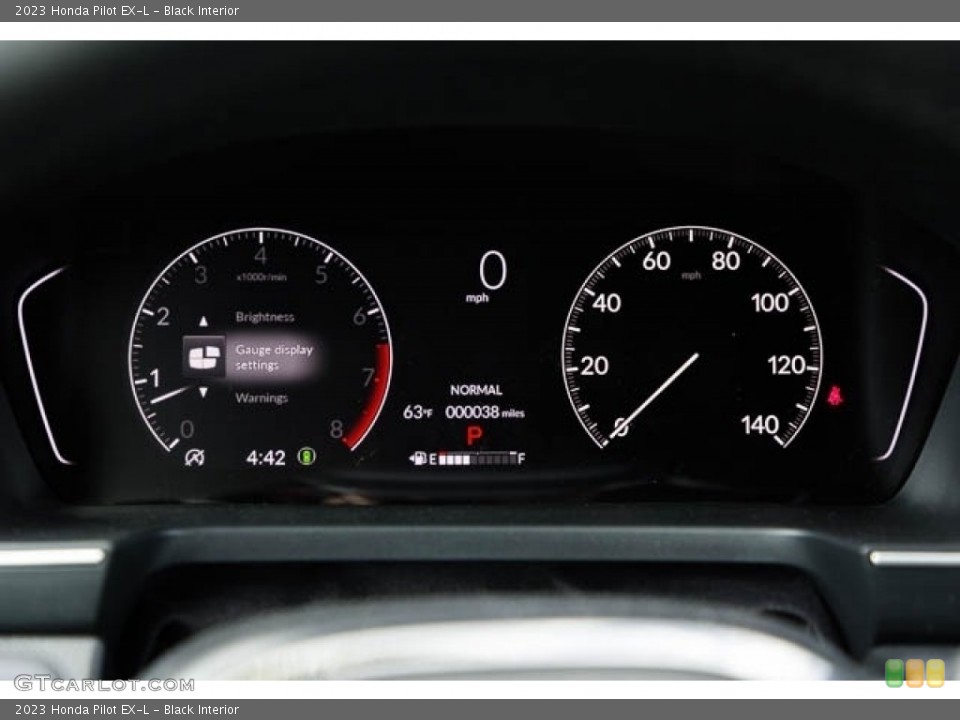 Black Interior Gauges for the 2023 Honda Pilot EX-L #145651417