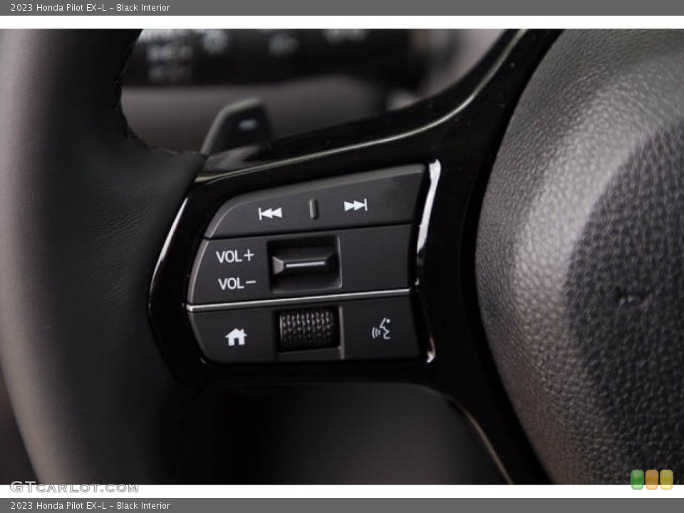 Black Interior Steering Wheel for the 2023 Honda Pilot EX-L #145651438