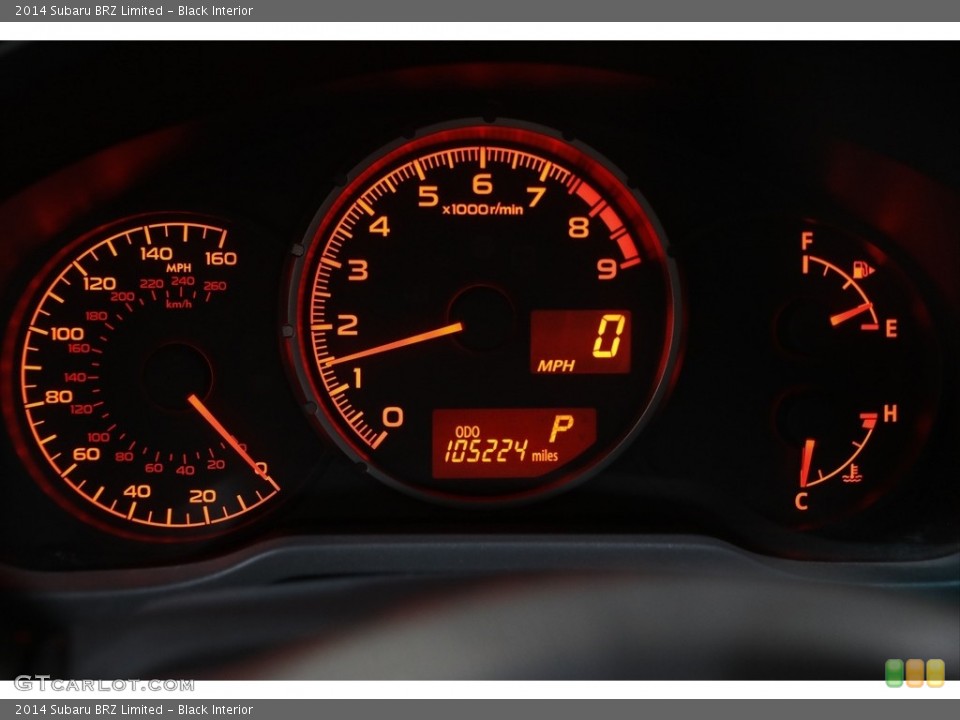 Black Interior Gauges for the 2014 Subaru BRZ Limited #145651444