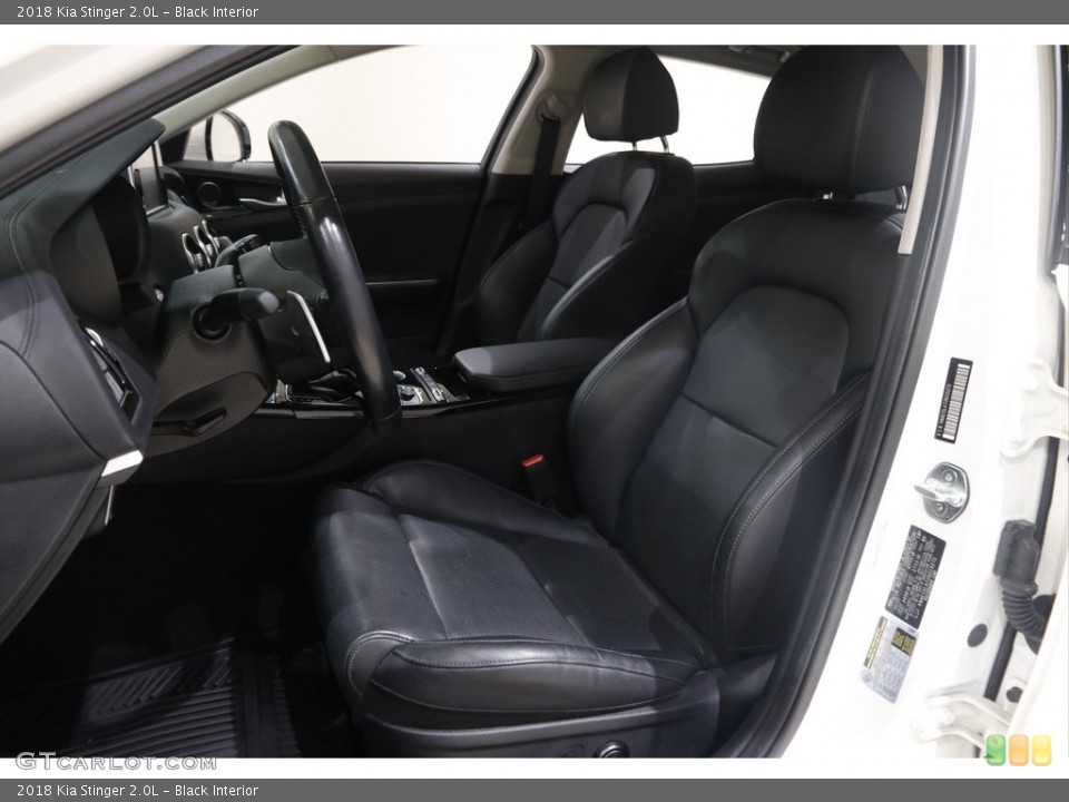 Black Interior Photo for the 2018 Kia Stinger 2.0L #145652449
