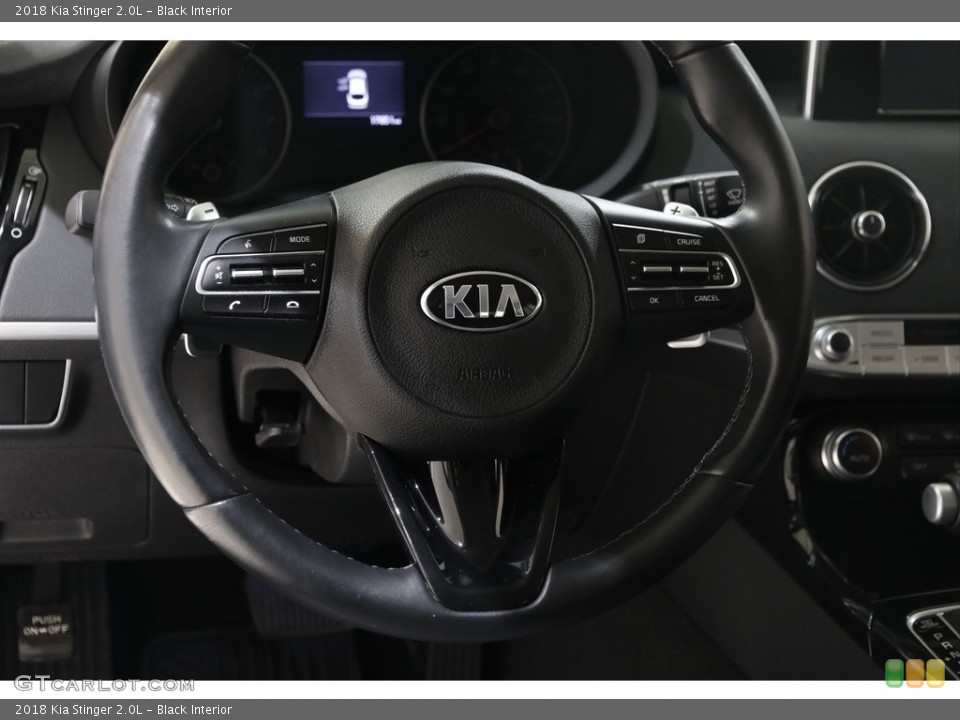Black Interior Steering Wheel for the 2018 Kia Stinger 2.0L #145652455
