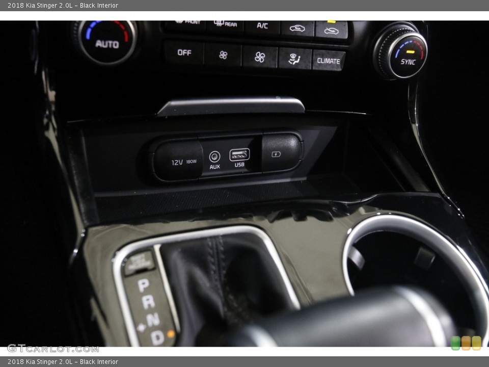 Black Interior Controls for the 2018 Kia Stinger 2.0L #145652476