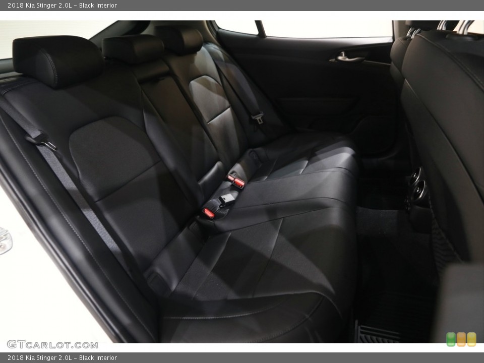 Black Interior Rear Seat for the 2018 Kia Stinger 2.0L #145652482