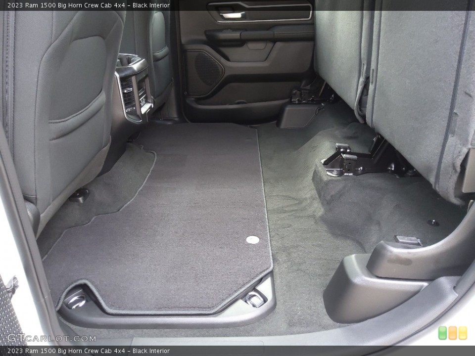 Black Interior Rear Seat for the 2023 Ram 1500 Big Horn Crew Cab 4x4 #145654027