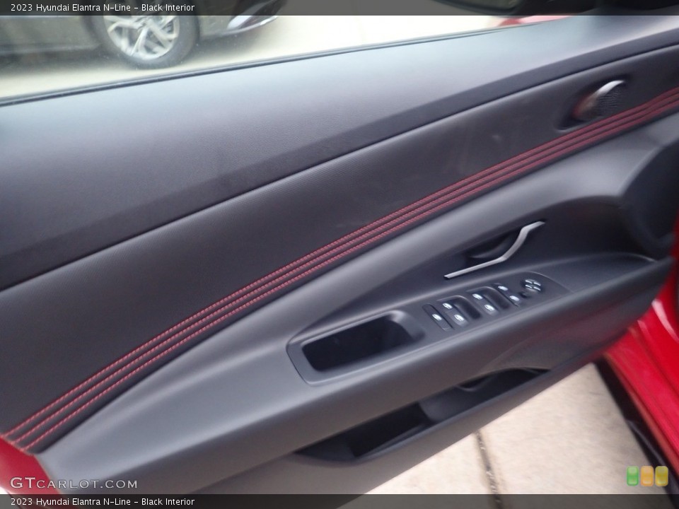 Black Interior Door Panel for the 2023 Hyundai Elantra N-Line #145654405