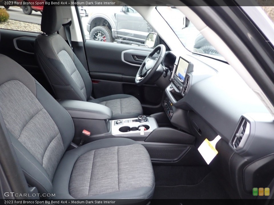 Medium Dark Slate Interior Front Seat for the 2023 Ford Bronco Sport Big Bend 4x4 #145655497