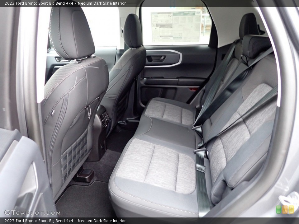 Medium Dark Slate Interior Rear Seat for the 2023 Ford Bronco Sport Big Bend 4x4 #145655533
