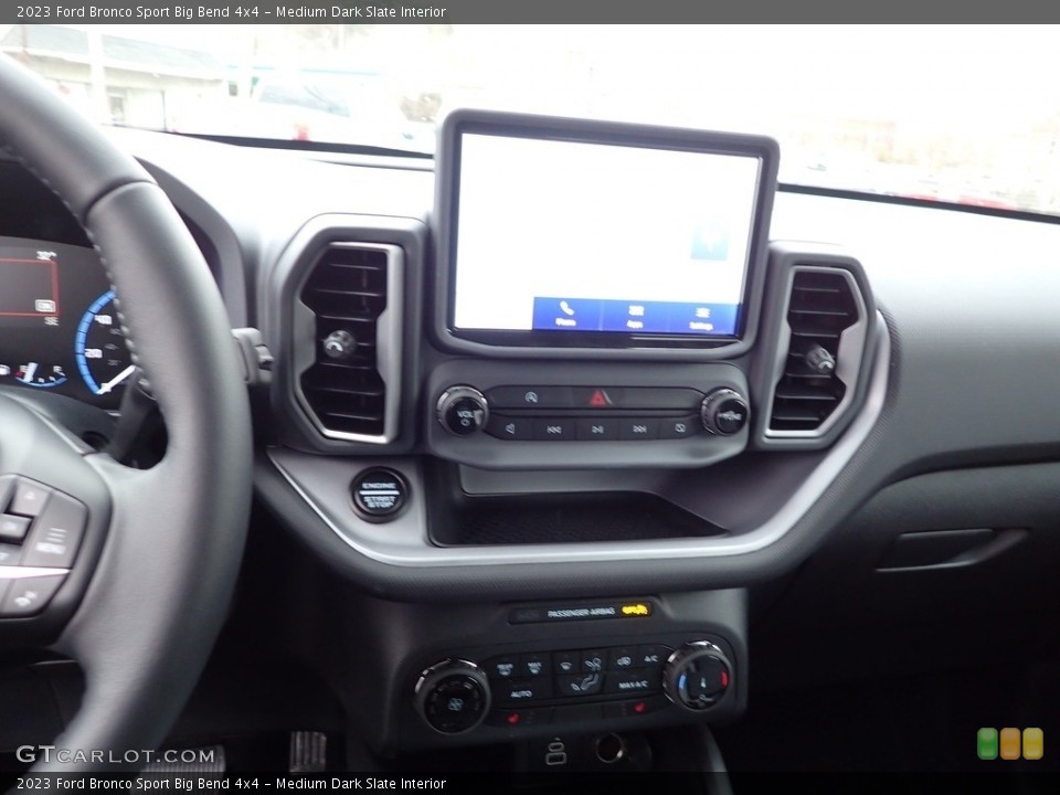 Medium Dark Slate Interior Controls for the 2023 Ford Bronco Sport Big Bend 4x4 #145655619