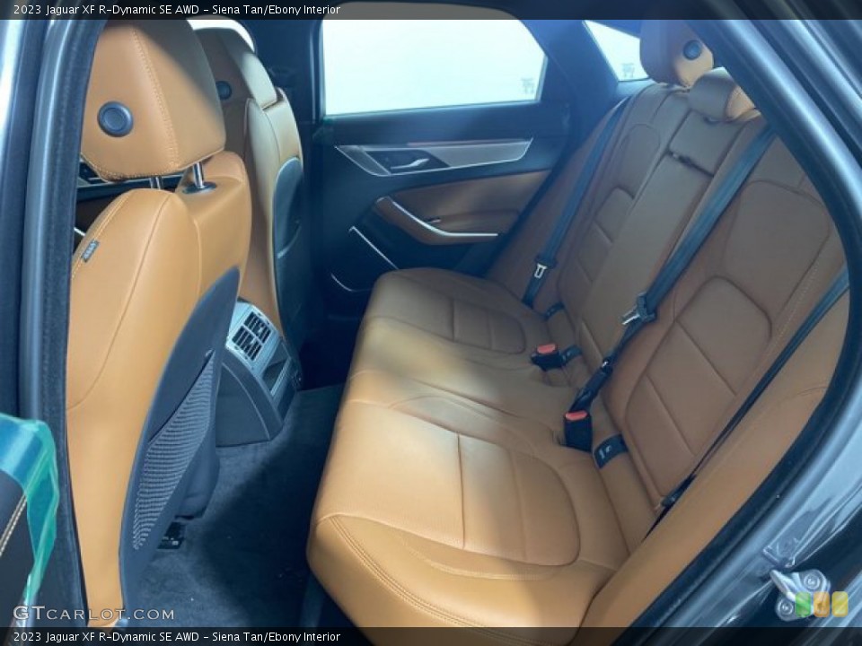 Siena Tan/Ebony Interior Rear Seat for the 2023 Jaguar XF R-Dynamic SE AWD #145658552