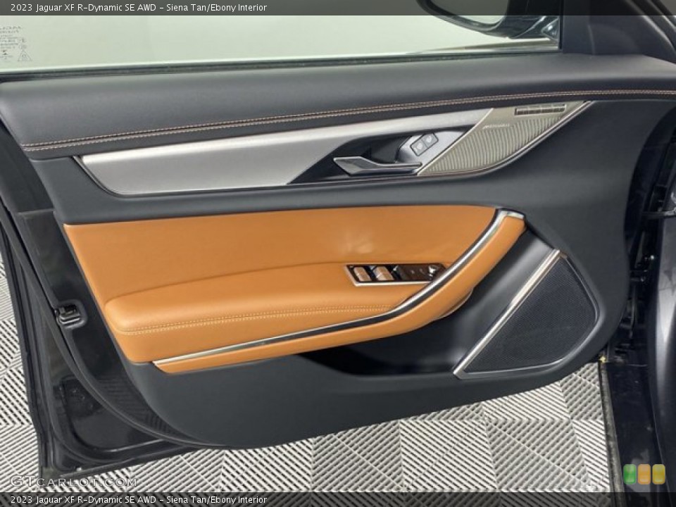 Siena Tan/Ebony Interior Door Panel for the 2023 Jaguar XF R-Dynamic SE AWD #145658667