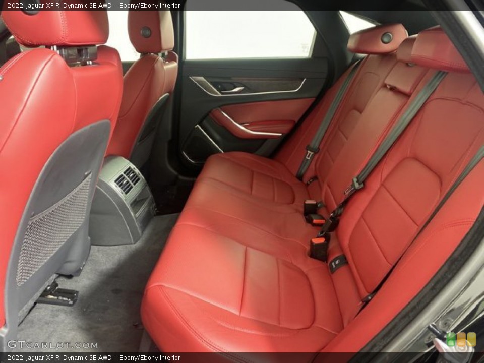 Ebony/Ebony Interior Rear Seat for the 2022 Jaguar XF R-Dynamic SE AWD #145658690