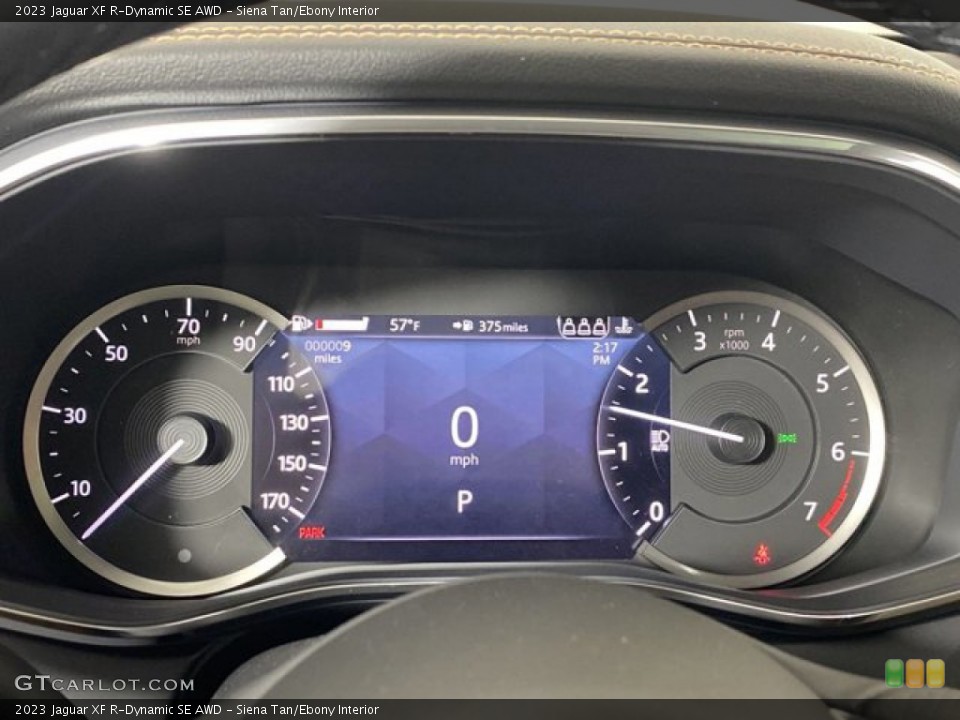 Siena Tan/Ebony Interior Gauges for the 2023 Jaguar XF R-Dynamic SE AWD #145658696