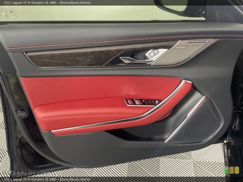 Ebony/Ebony Interior Door Panel for the 2022 Jaguar XF R-Dynamic SE AWD #145658795