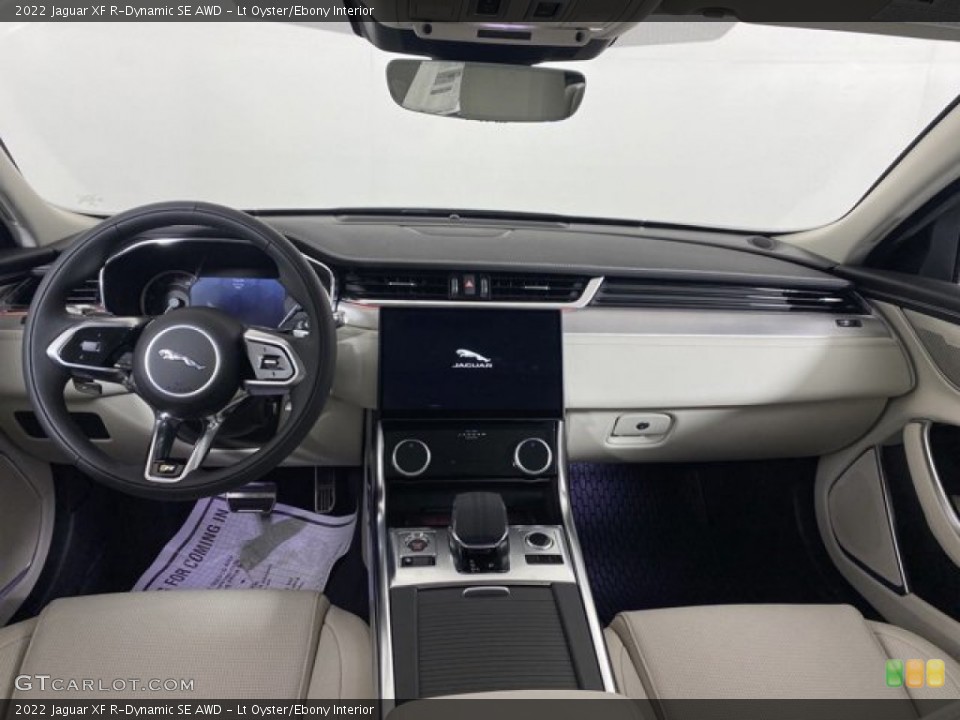 Lt Oyster/Ebony Interior Photo for the 2022 Jaguar XF R-Dynamic SE AWD #145659002