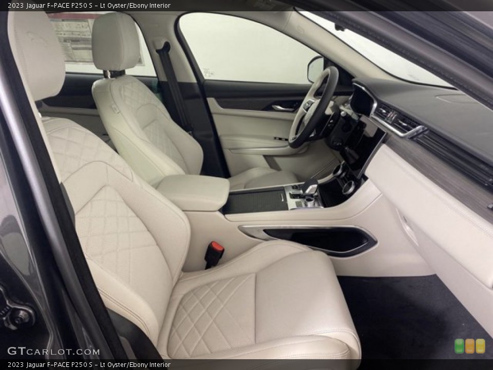 Lt Oyster/Ebony Interior Photo for the 2023 Jaguar F-PACE P250 S #145659371