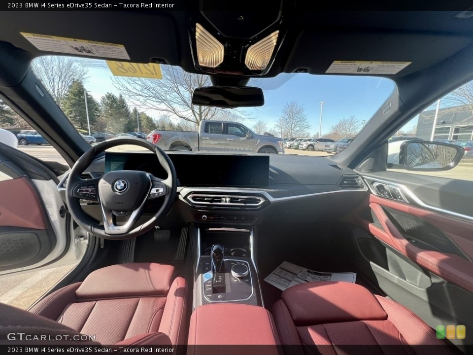 Tacora Red Interior Front Seat for the 2023 BMW i4 Series eDrive35 Sedan #145659623