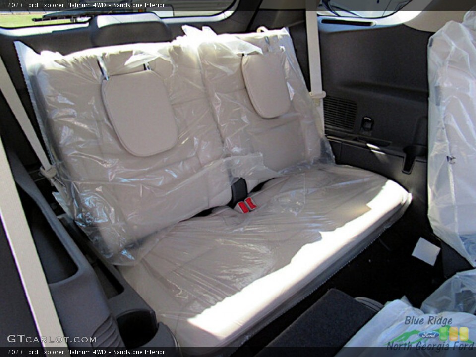 Sandstone Interior Rear Seat for the 2023 Ford Explorer Platinum 4WD #145659859