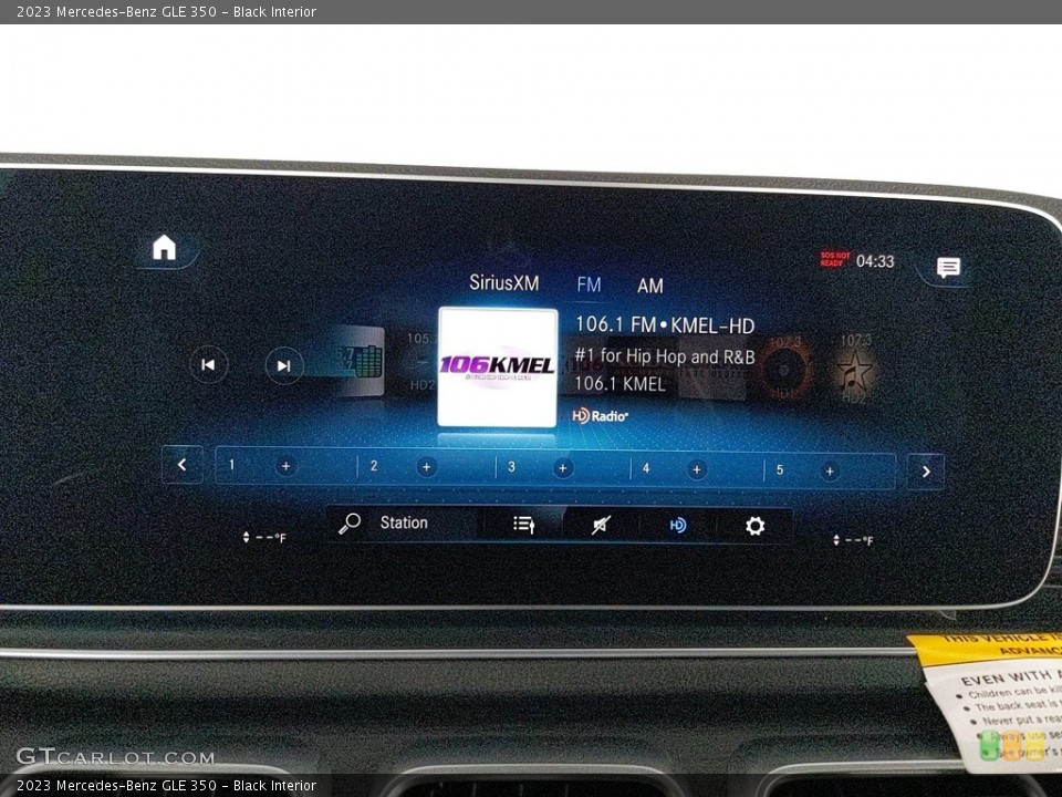 Black Interior Controls for the 2023 Mercedes-Benz GLE 350 #145661841