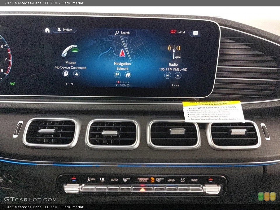 Black Interior Controls for the 2023 Mercedes-Benz GLE 350 #145661934