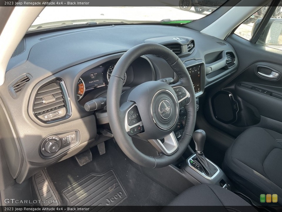 Black Interior Dashboard for the 2023 Jeep Renegade Altitude 4x4 #145663182