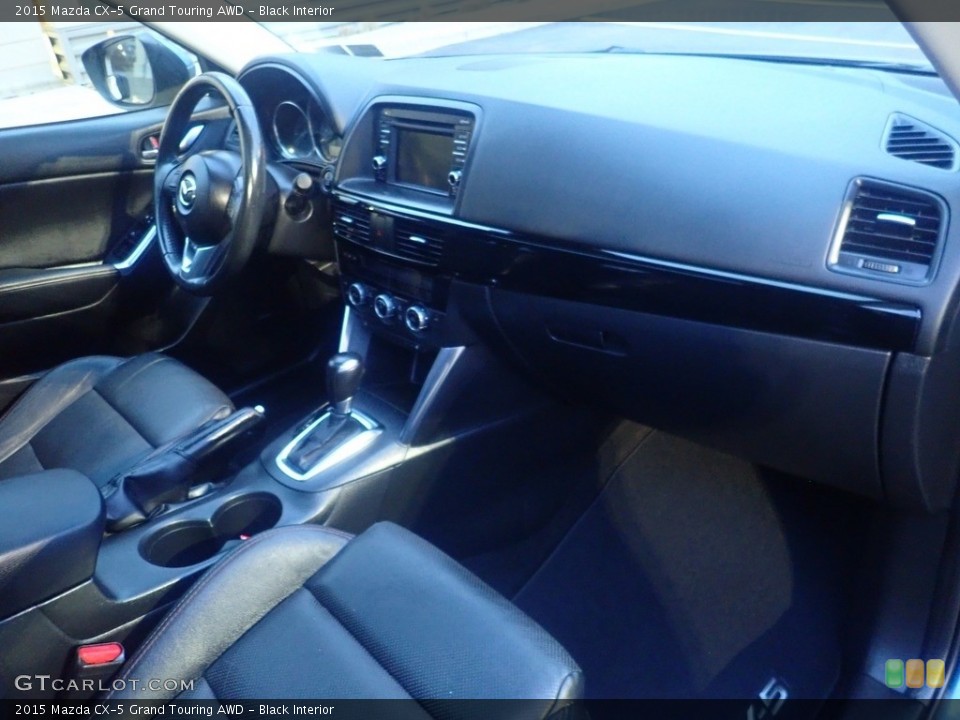 Black Interior Dashboard for the 2015 Mazda CX-5 Grand Touring AWD #145663338