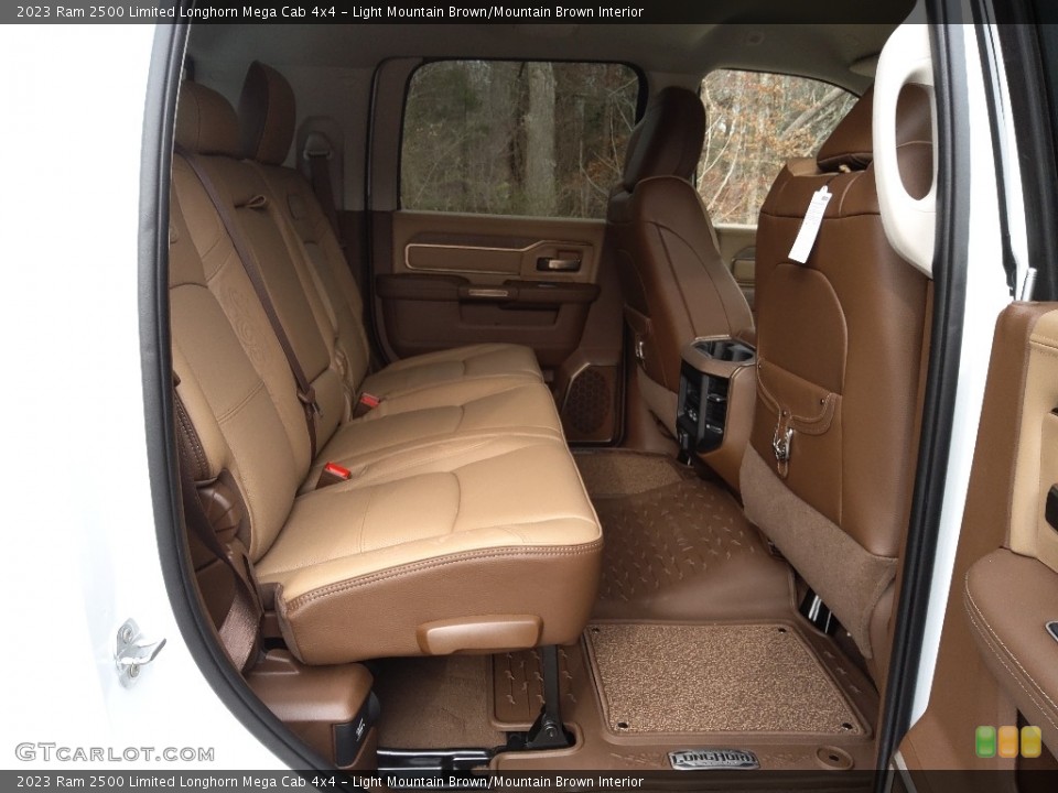 Light Mountain Brown/Mountain Brown Interior Rear Seat for the 2023 Ram 2500 Limited Longhorn Mega Cab 4x4 #145665879