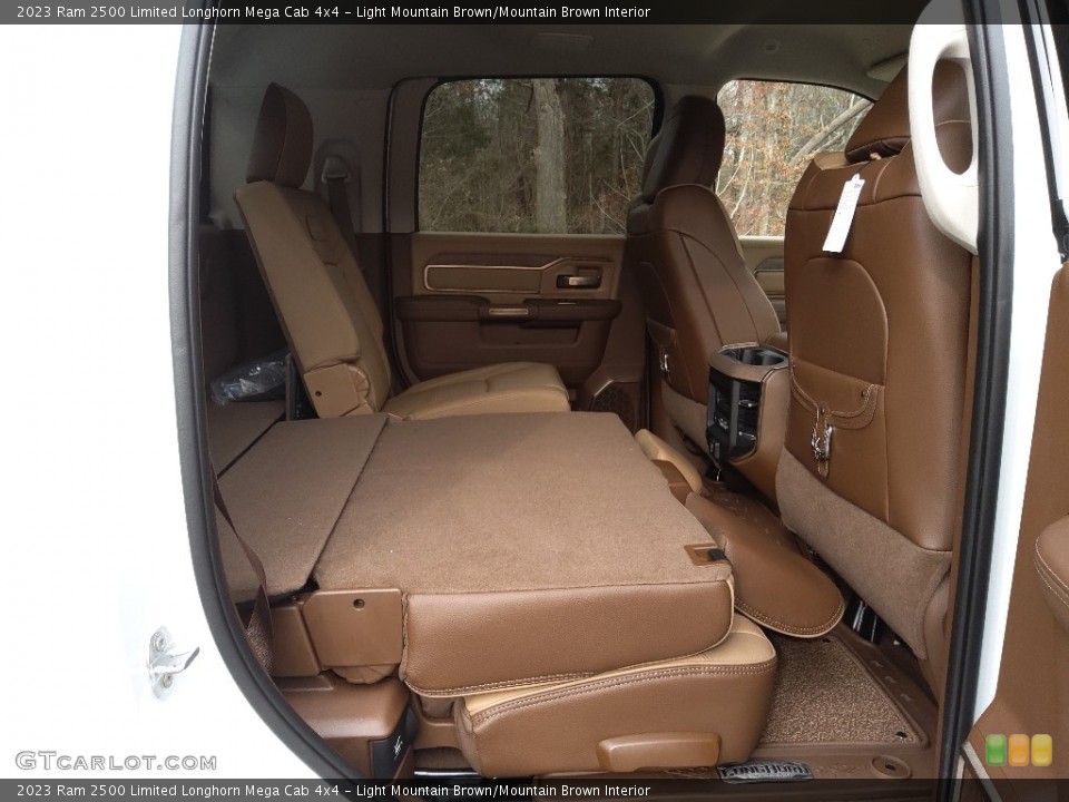 Light Mountain Brown/Mountain Brown Interior Rear Seat for the 2023 Ram 2500 Limited Longhorn Mega Cab 4x4 #145665897