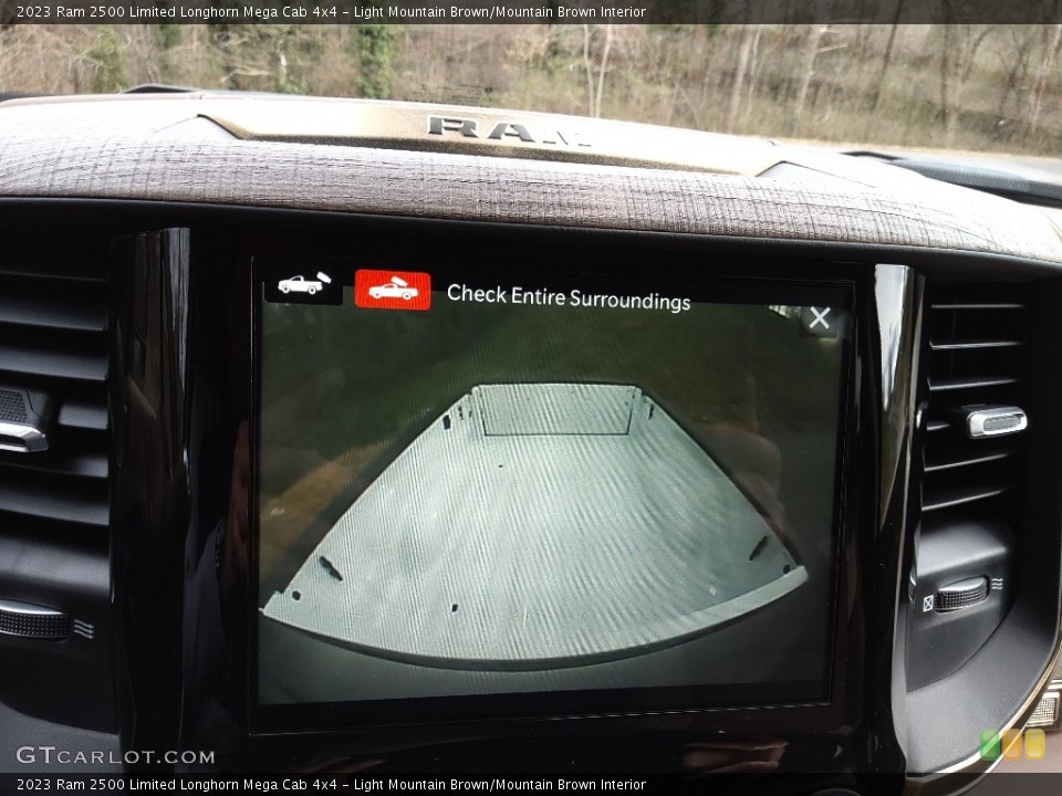Light Mountain Brown/Mountain Brown Interior Controls for the 2023 Ram 2500 Limited Longhorn Mega Cab 4x4 #145666098