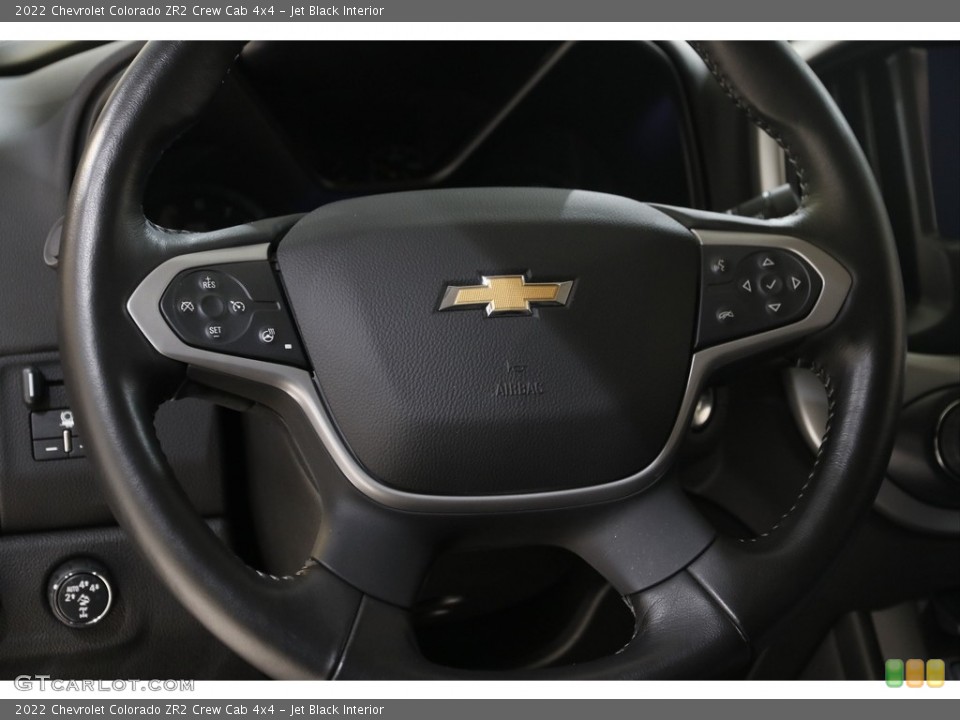 Jet Black Interior Steering Wheel for the 2022 Chevrolet Colorado ZR2 Crew Cab 4x4 #145666887