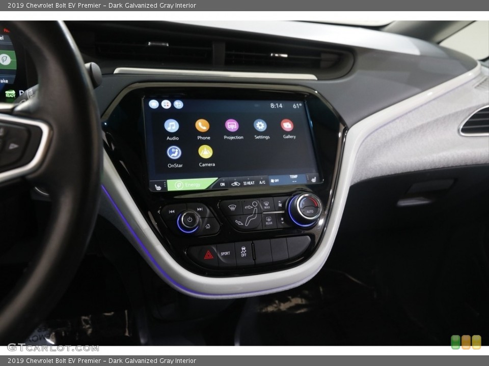 Dark Galvanized Gray Interior Controls for the 2019 Chevrolet Bolt EV Premier #145669432
