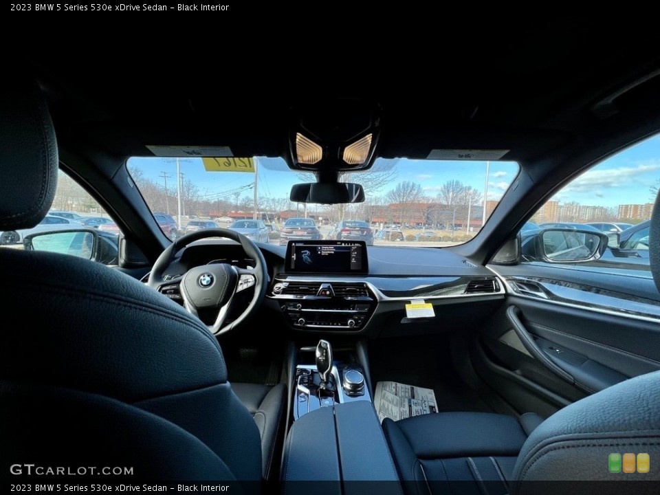 Black Interior Dashboard for the 2023 BMW 5 Series 530e xDrive Sedan #145670863