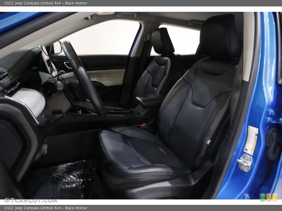 Black Interior Front Seat for the 2022 Jeep Compass Limited 4x4 #145671546