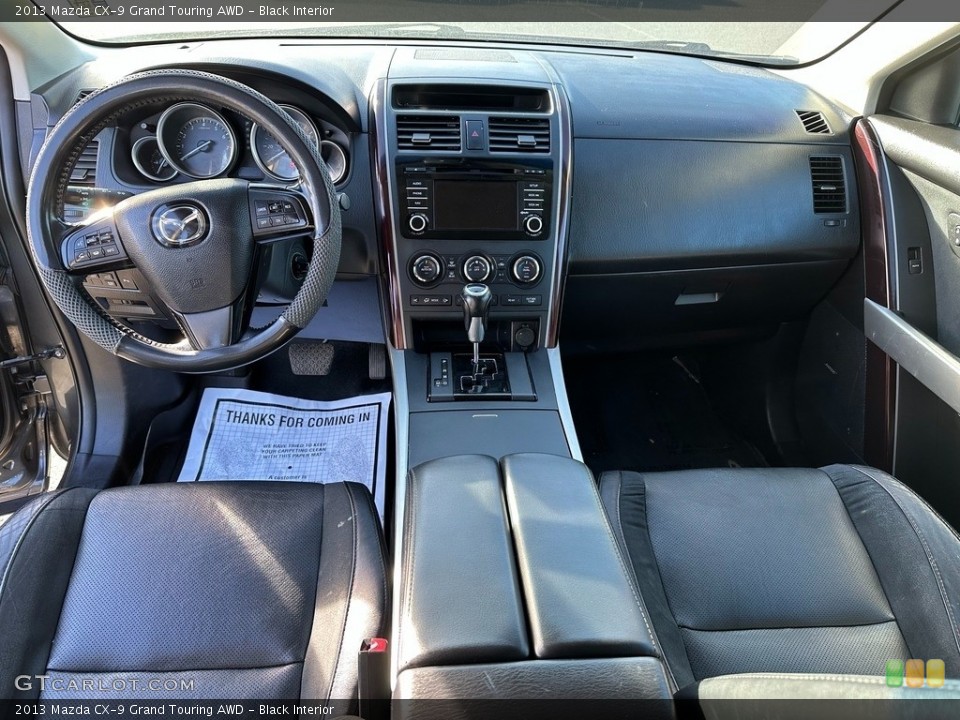 Black Interior Prime Interior for the 2013 Mazda CX-9 Grand Touring AWD #145675060