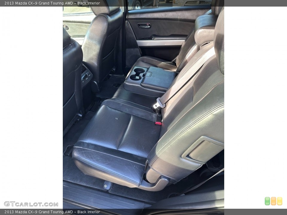 Black Interior Rear Seat for the 2013 Mazda CX-9 Grand Touring AWD #145675102
