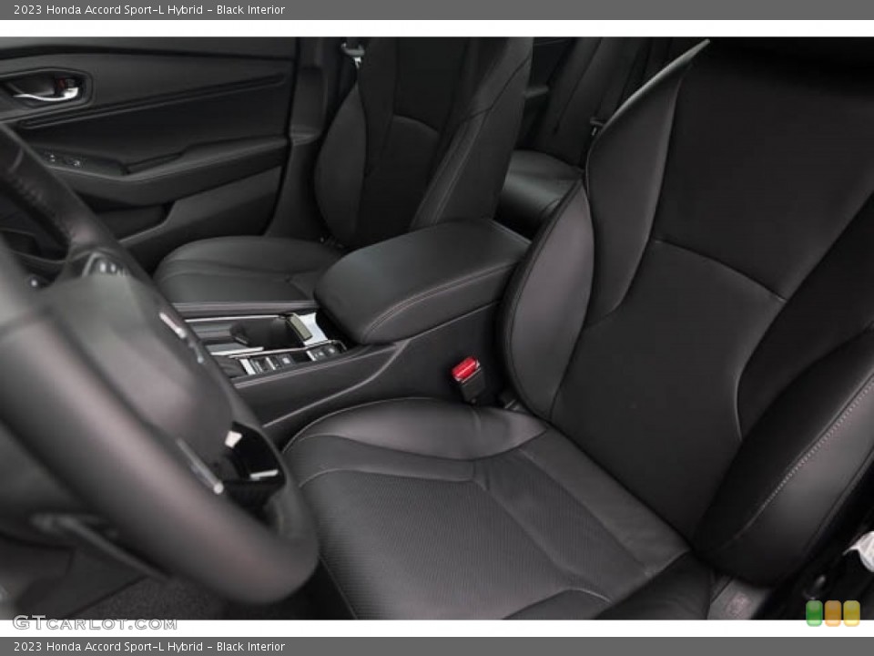 Black Interior Front Seat for the 2023 Honda Accord Sport-L Hybrid #145675543