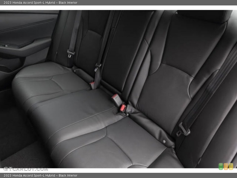 Black Interior Rear Seat for the 2023 Honda Accord Sport-L Hybrid #145675561