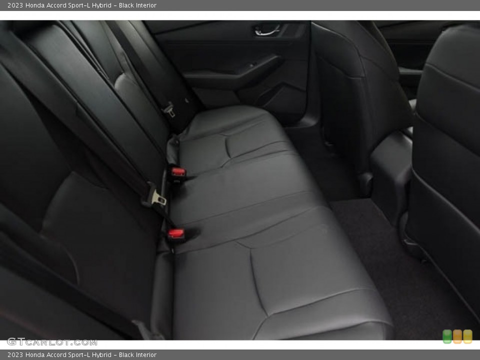 Black Interior Rear Seat for the 2023 Honda Accord Sport-L Hybrid #145675573