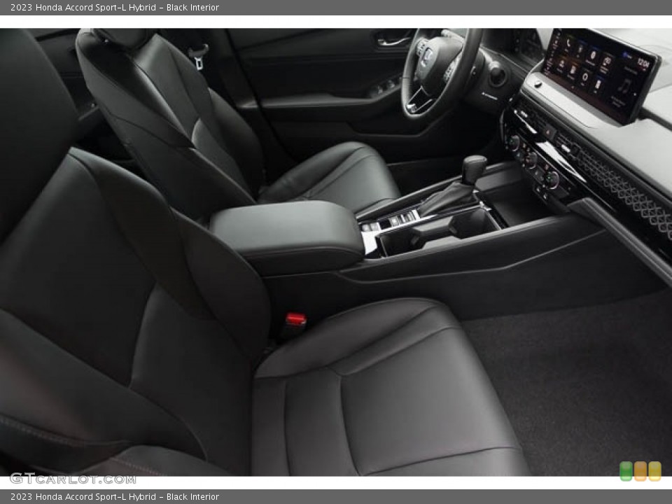 Black Interior Front Seat for the 2023 Honda Accord Sport-L Hybrid #145675600