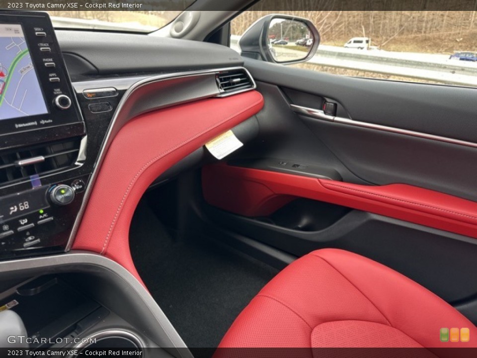 Cockpit Red Interior Door Panel for the 2023 Toyota Camry XSE #145676626