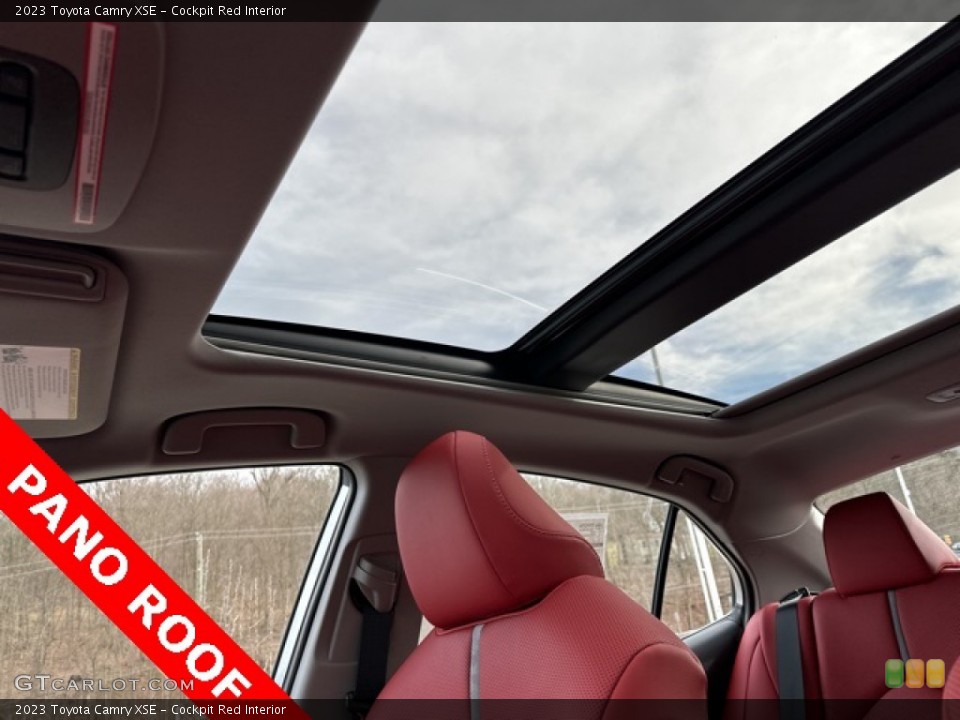 Cockpit Red Interior Sunroof for the 2023 Toyota Camry XSE #145676629