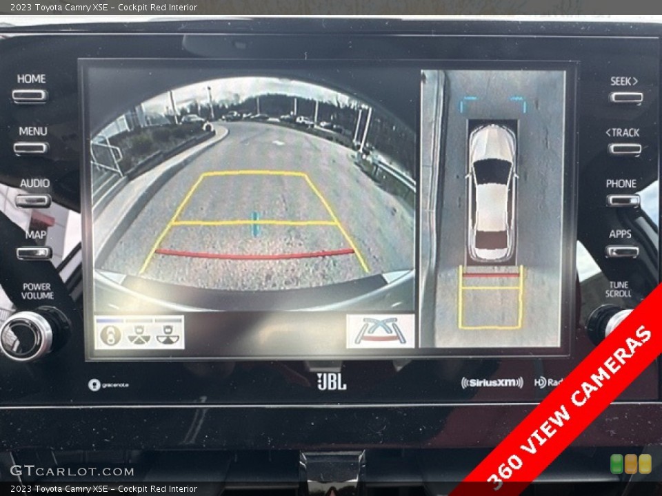 Cockpit Red Interior Controls for the 2023 Toyota Camry XSE #145676635