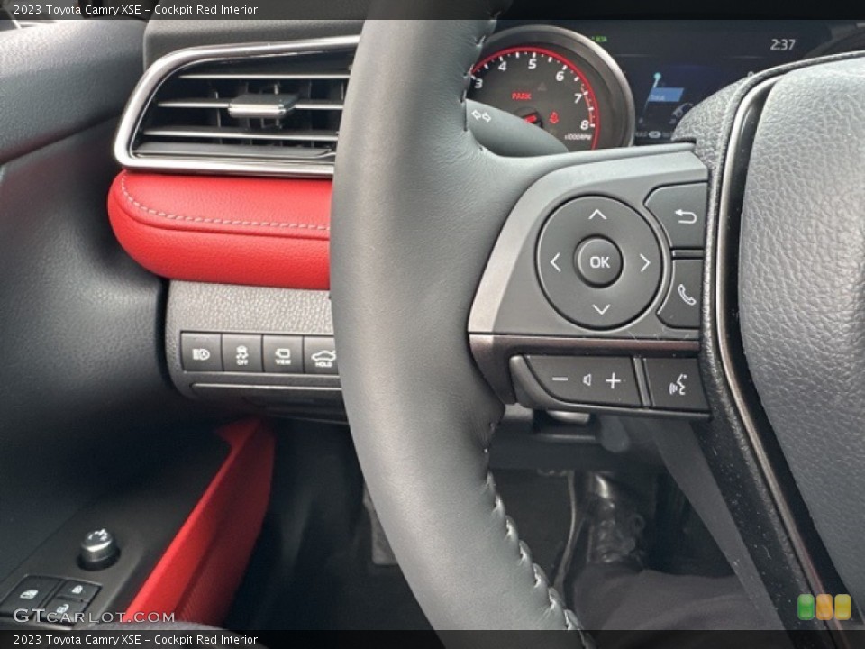 Cockpit Red Interior Steering Wheel for the 2023 Toyota Camry XSE #145676650