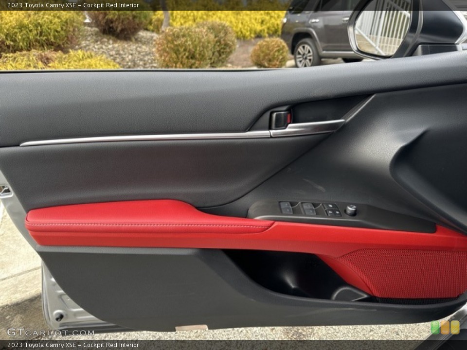Cockpit Red Interior Door Panel for the 2023 Toyota Camry XSE #145676659