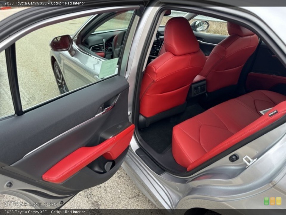 Cockpit Red Interior Rear Seat for the 2023 Toyota Camry XSE #145676662