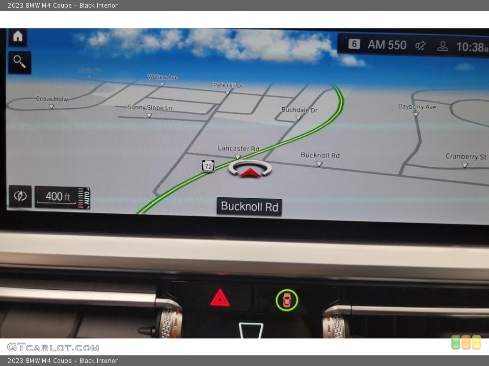 Black Interior Navigation for the 2023 BMW M4 Coupe #145676704
