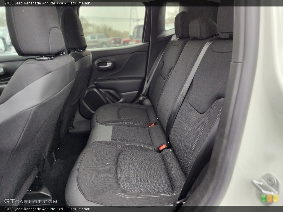 Black Interior Rear Seat for the 2023 Jeep Renegade Altitude 4x4 #145677148
