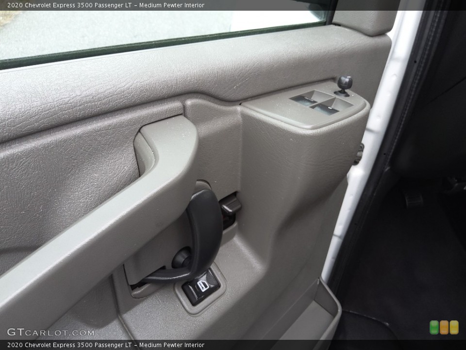 Medium Pewter Interior Door Panel for the 2020 Chevrolet Express 3500 Passenger LT #145678165