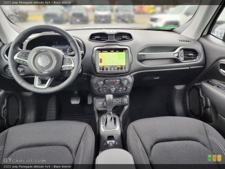 Black Interior Photo for the 2023 Jeep Renegade Altitude 4x4 #145678447